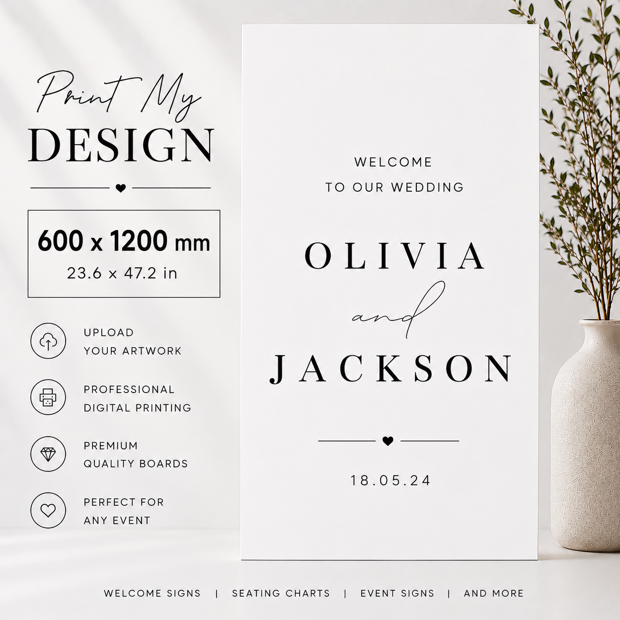 Print My 600 x 1200mm Event Sign