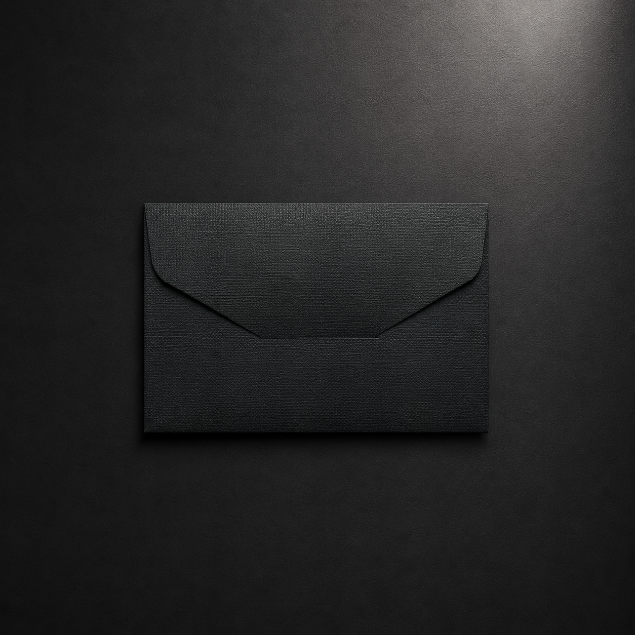 Black Linen Handmade Mini Envelopes (Pack of 10)