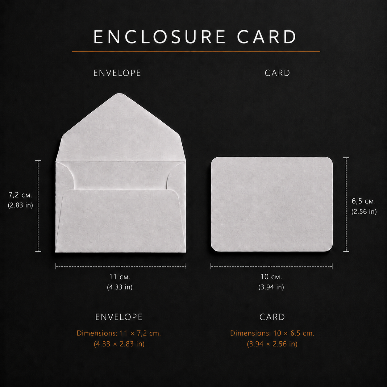 Set of 6 Blank Enclosure Cards with Handmade Royal Blue Linen Envelopes