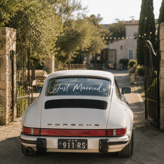 Print My Car Wedding Decals