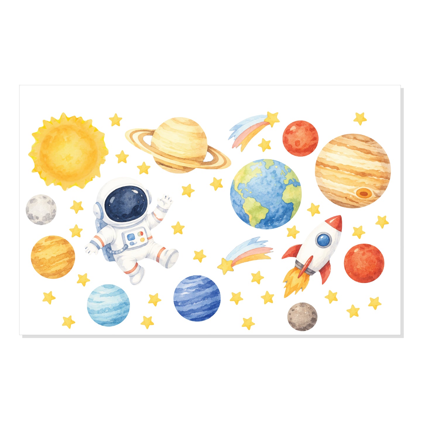 Removable Fabric Wall Stickers for Children's Rooms - Let's Make A Universe!