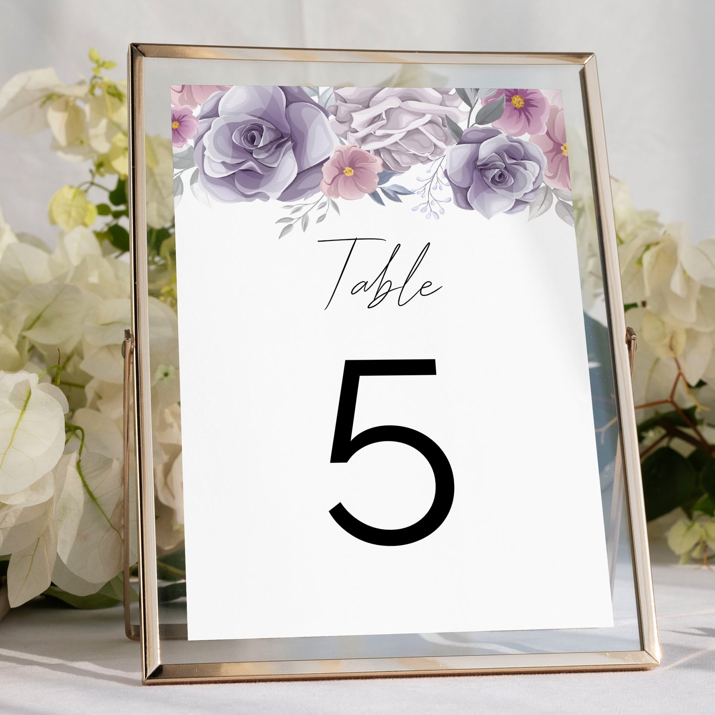 Purple Roses | Editable Wedding Stationery Bundle