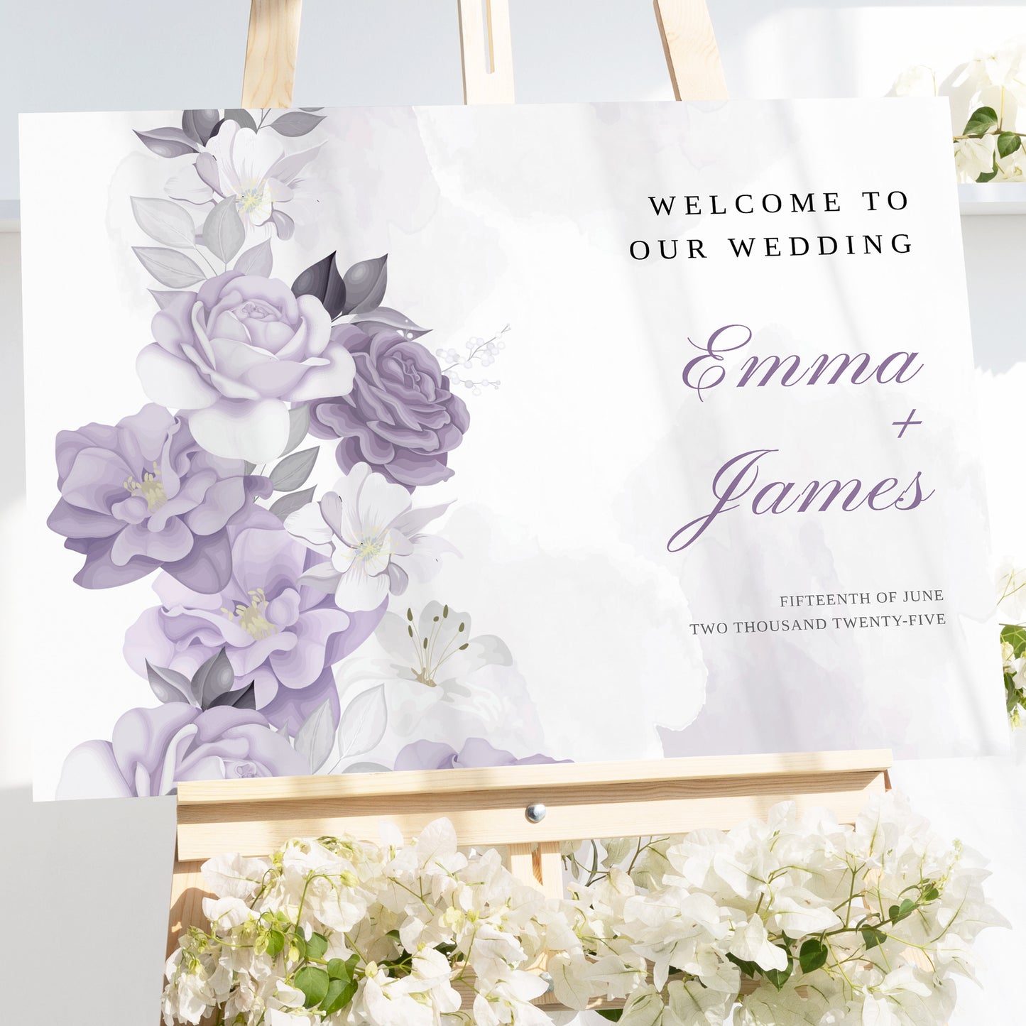 Lilac Romance | Editable Wedding Stationery Bundle
