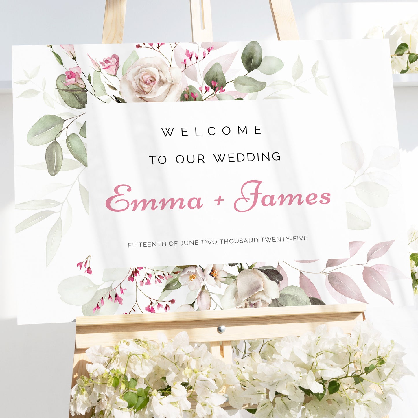 Eternal Bloom | Editable Wedding Stationery Bundle