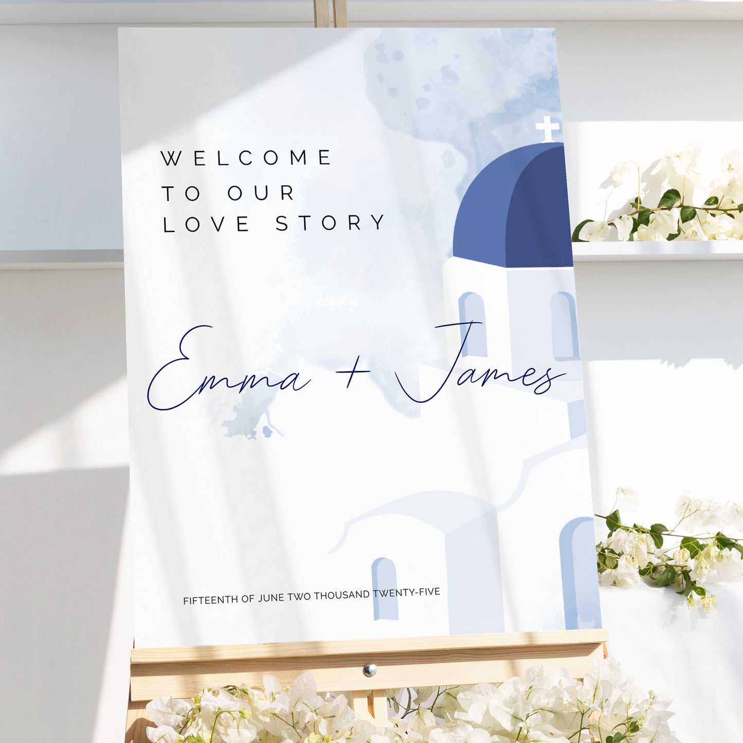 Santorini | Editable Wedding Stationery Bundle