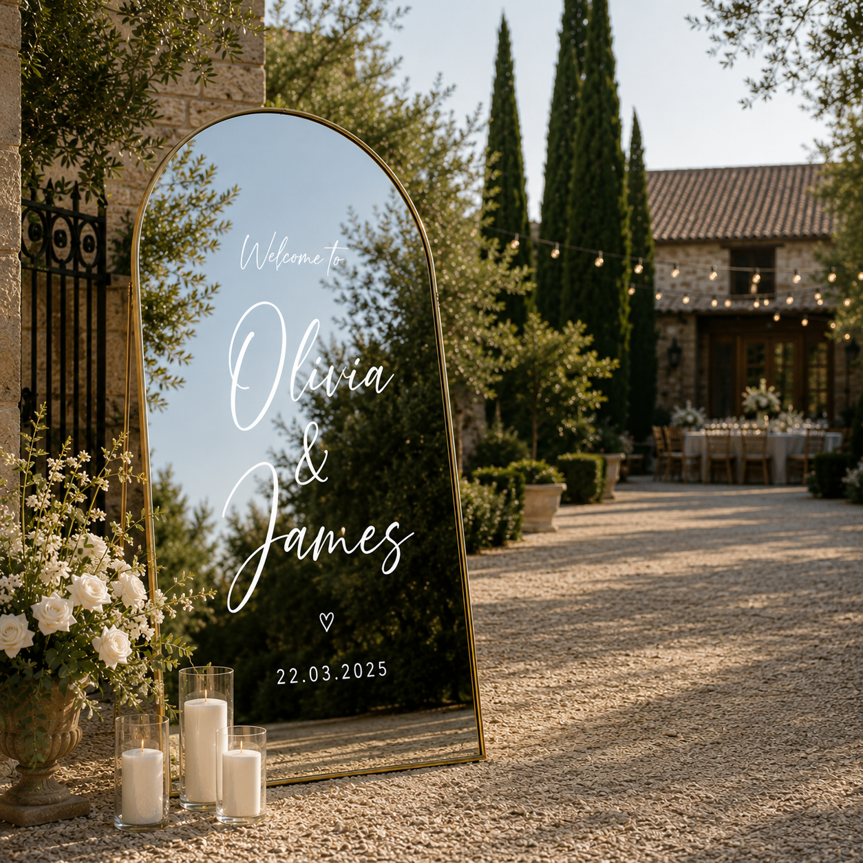 Print My Welcome Wedding Decals