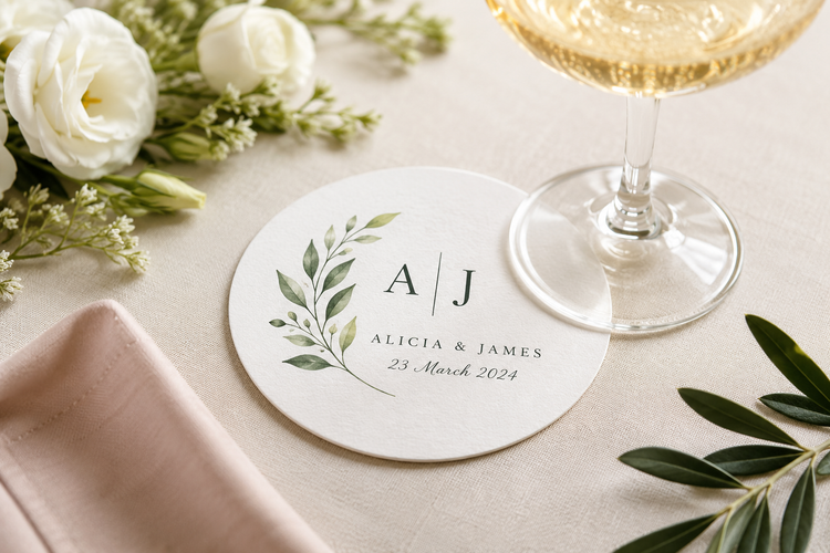 Print My Design Paper Coasters