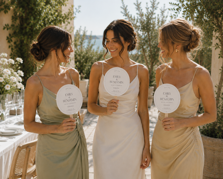 Print my Wedding Fans