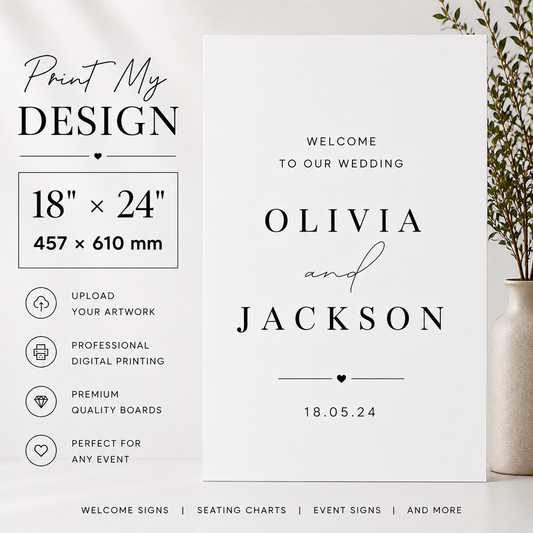 Print My 18” x 24” Event Sign