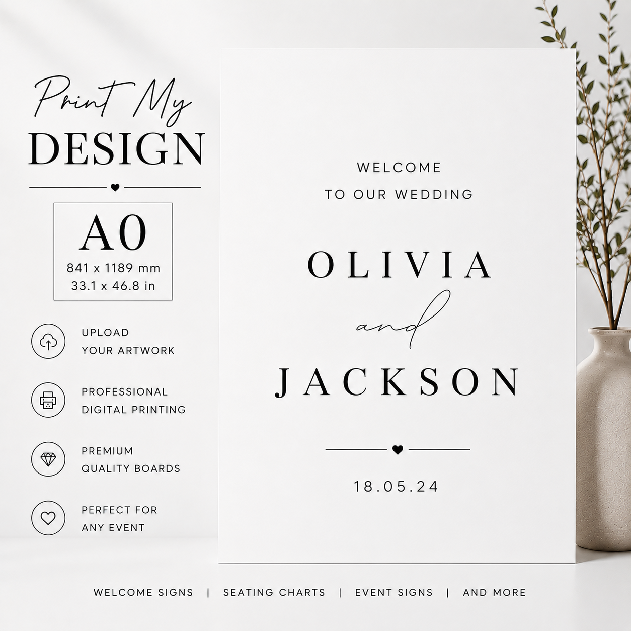 Print My A0 Event Sign