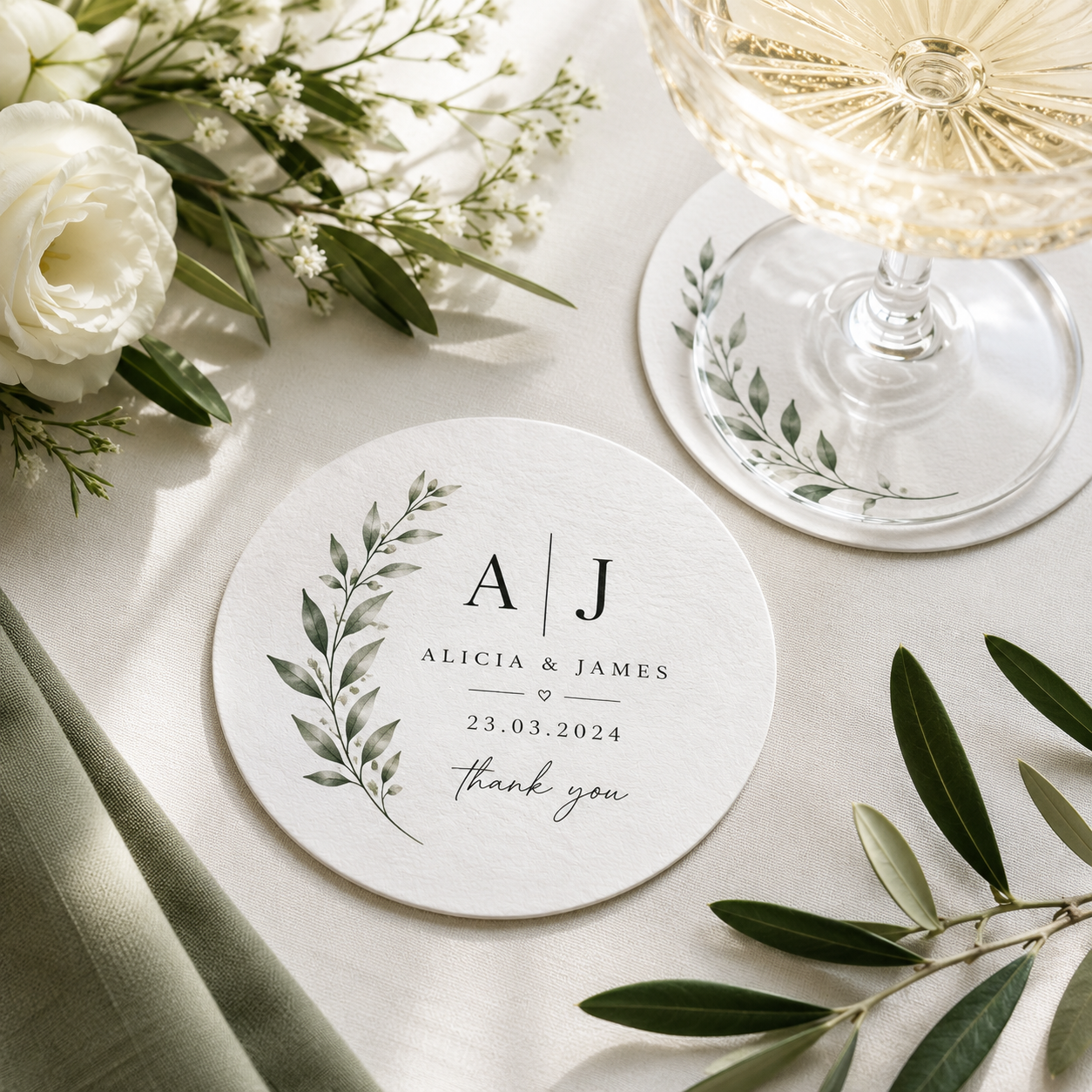 Print My Design Paper Coasters