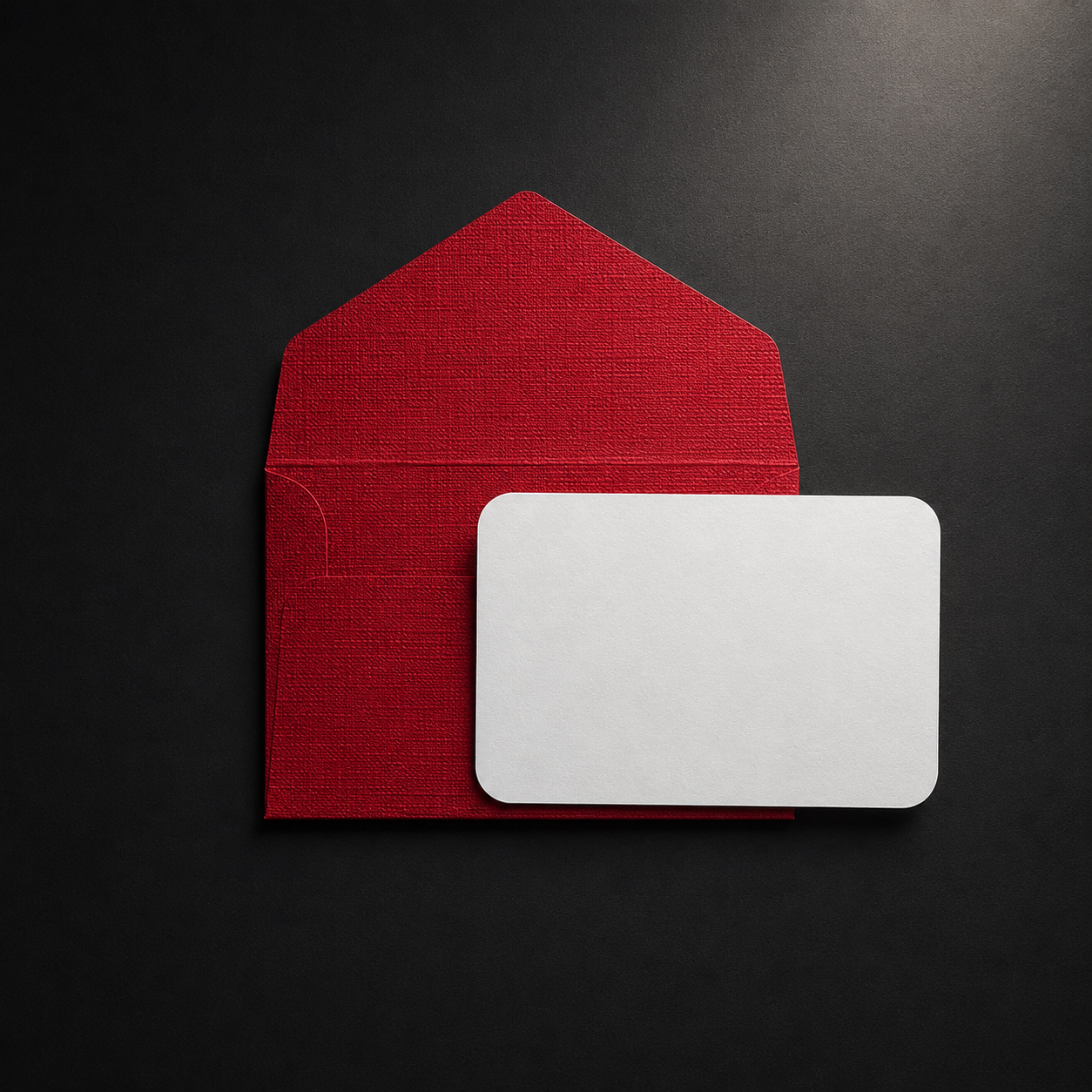 Σετ 6 Mini Gift Cards με Χειροποίητους Classic Red Φακέλους