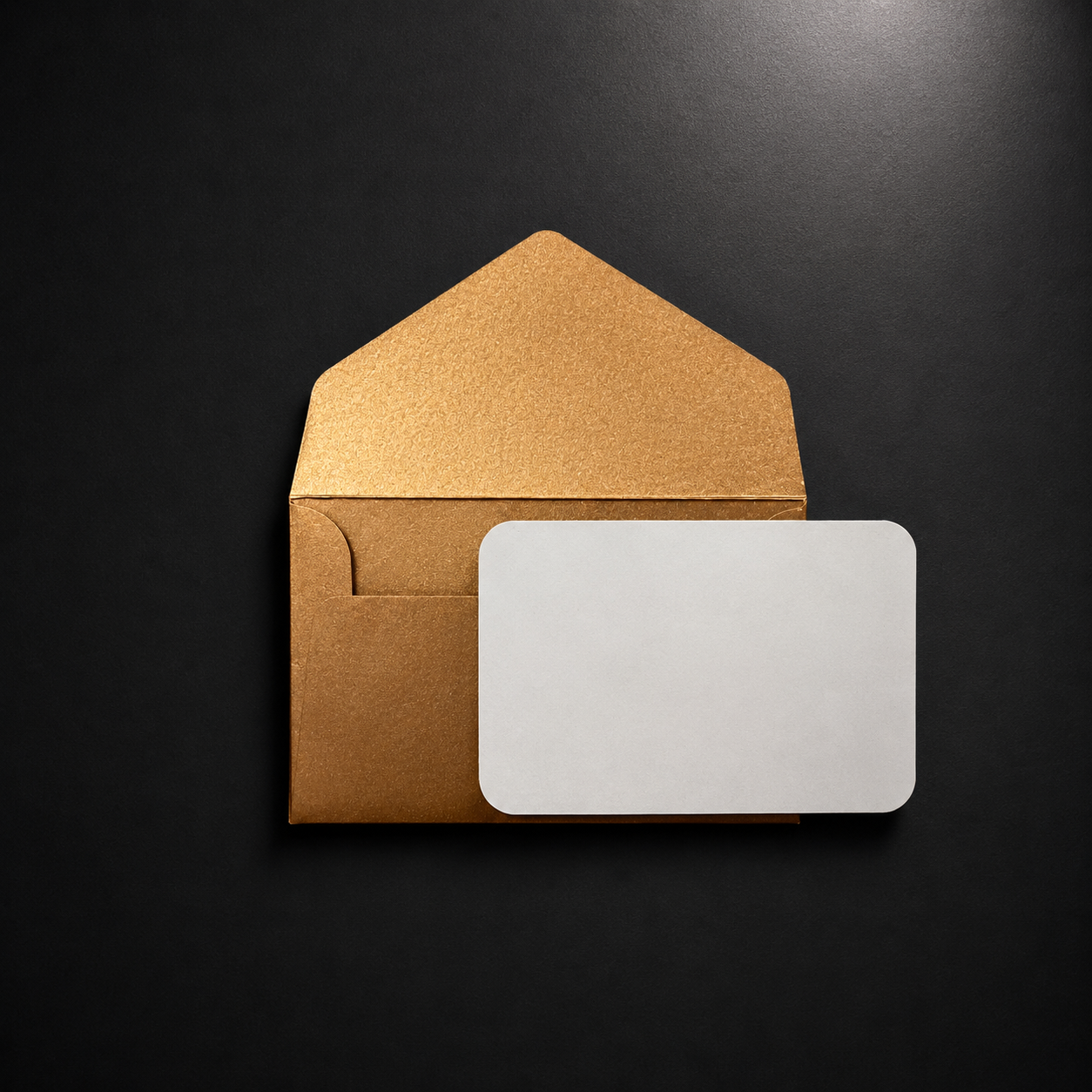 Σετ 6 Mini Gift Cards με Χειροποίητους Copper Pearl Φακέλους