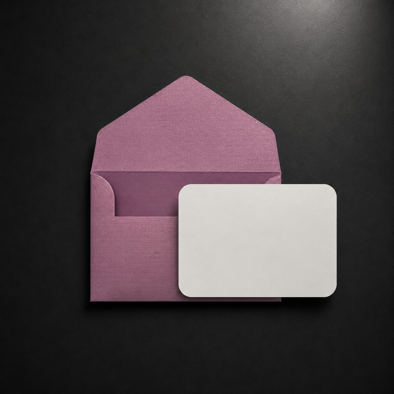 Σετ 6 Mini Gift Cards με Χειροποίητους Dusty Mauve Φακέλους