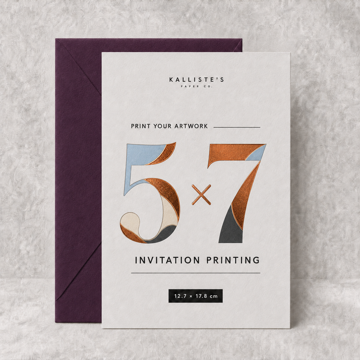 Professional Printing for 12 × 18 cm Invitations