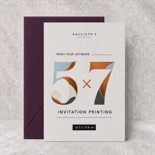 Professional Printing for 12 × 18 cm Invitations