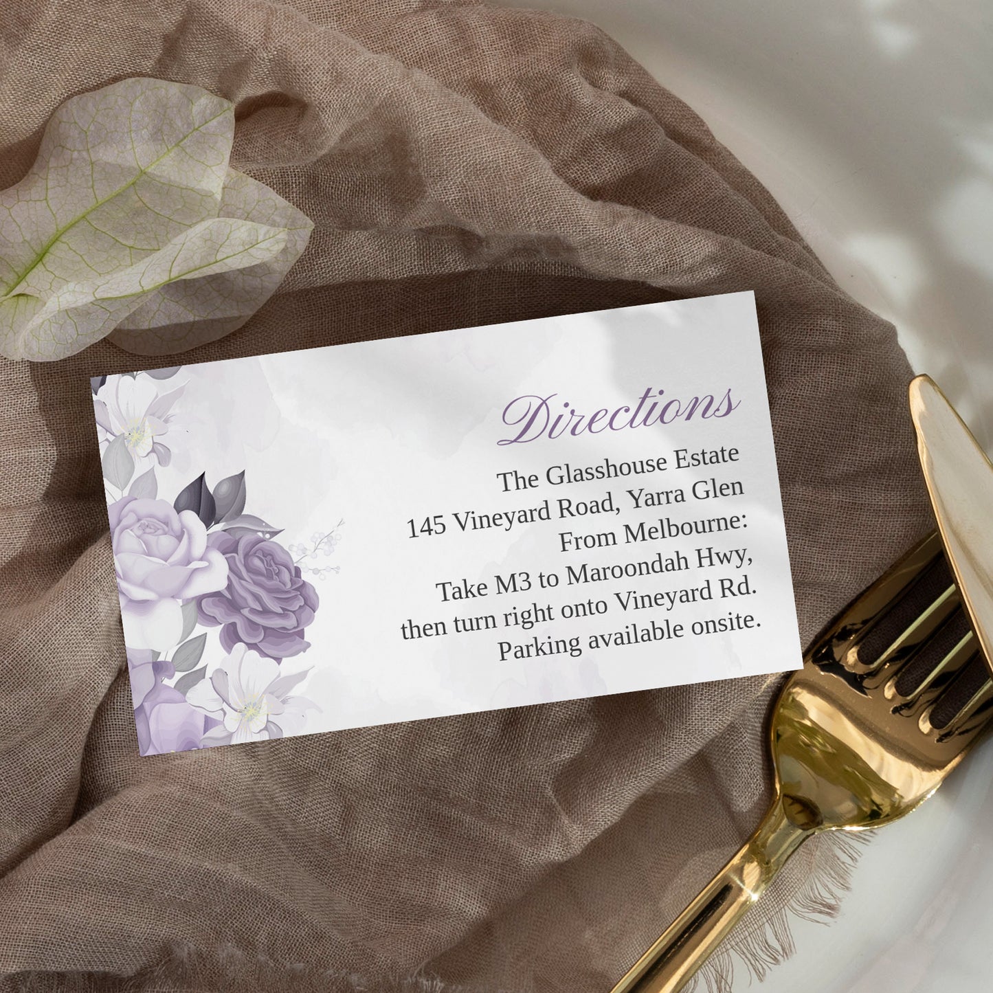 Lilac Romance Wedding Editable Bundle