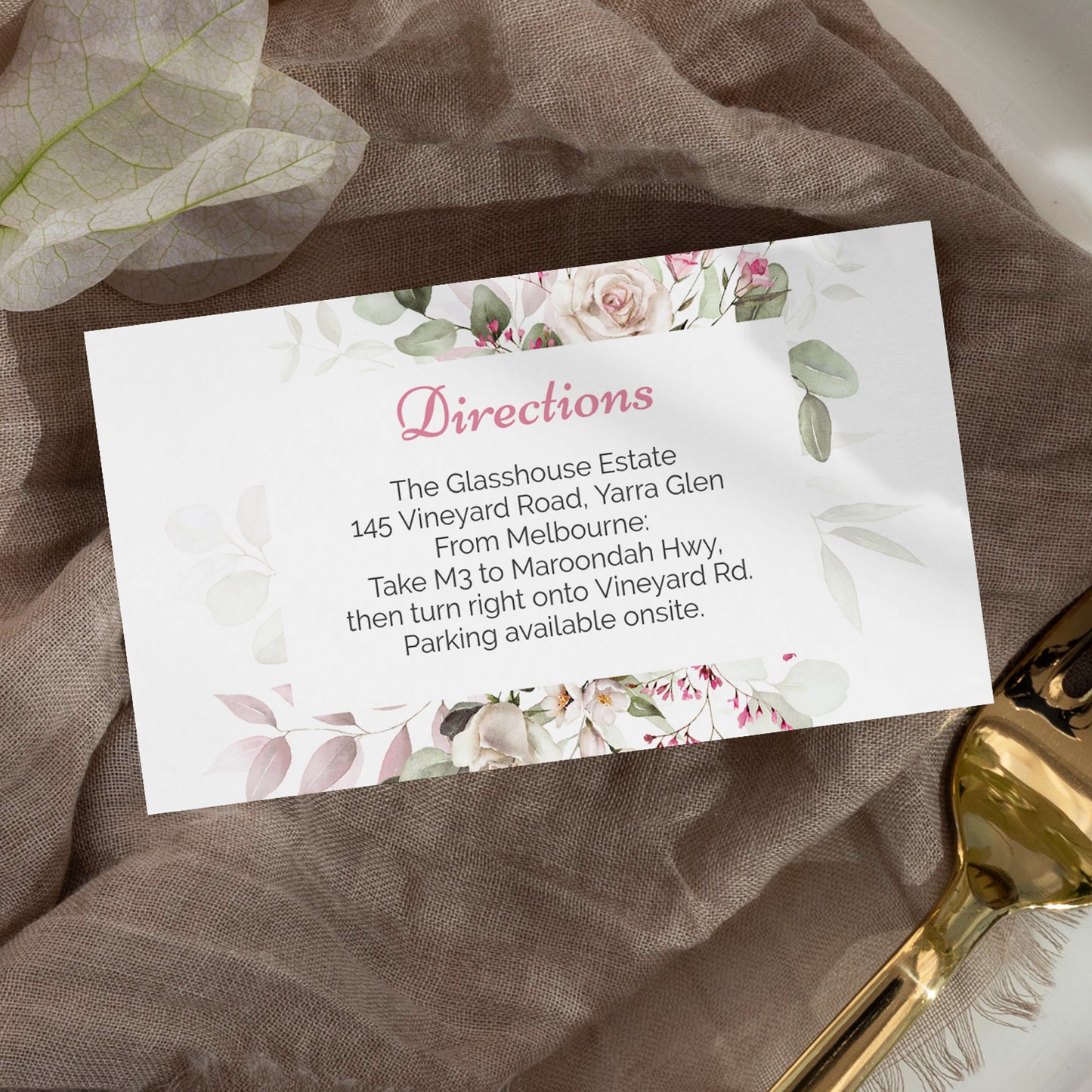 Eternal Bloom Wedding Editable Bundle