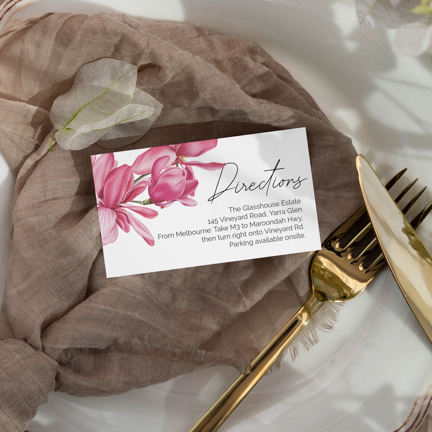 Magnolias Wedding Editable Bundle