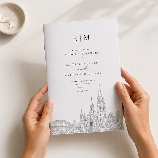 Print Your Own Ceremony Booklets