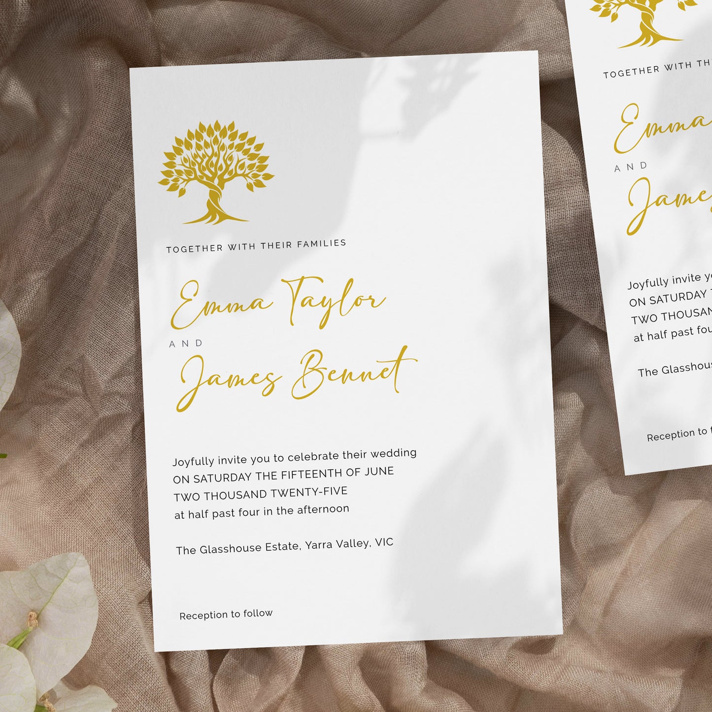 Tree of Life Wedding Editable Bundle