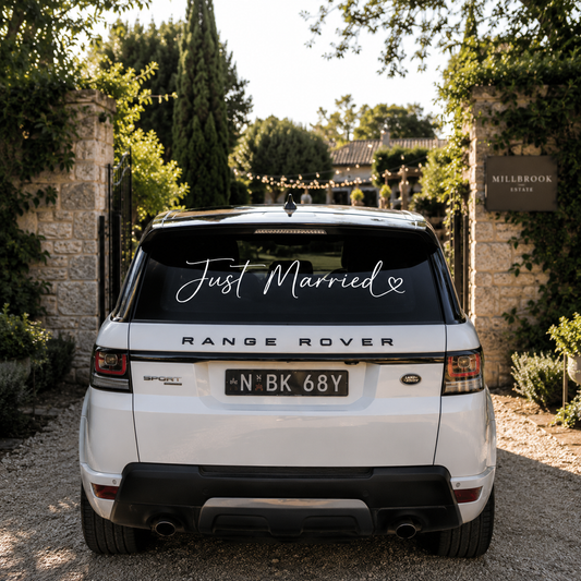 Print My Car Wedding Decals