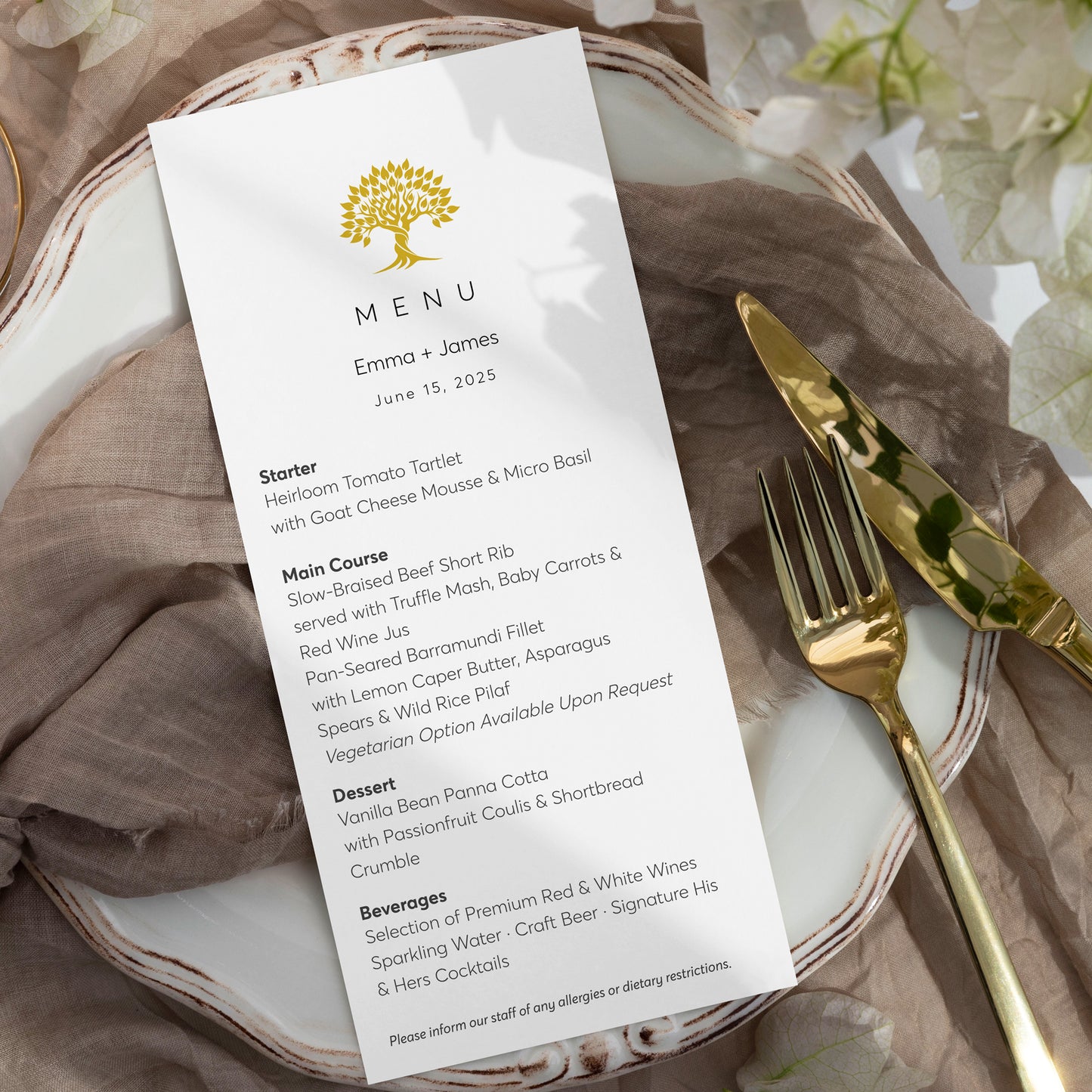 Tree of Life Wedding Editable Bundle