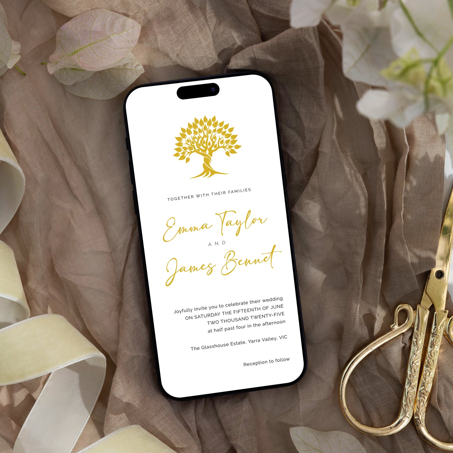 Tree of Life Wedding Editable Bundle