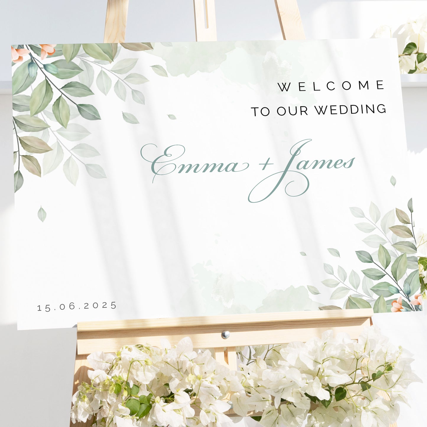 Greenery Wedding Editable Bundle