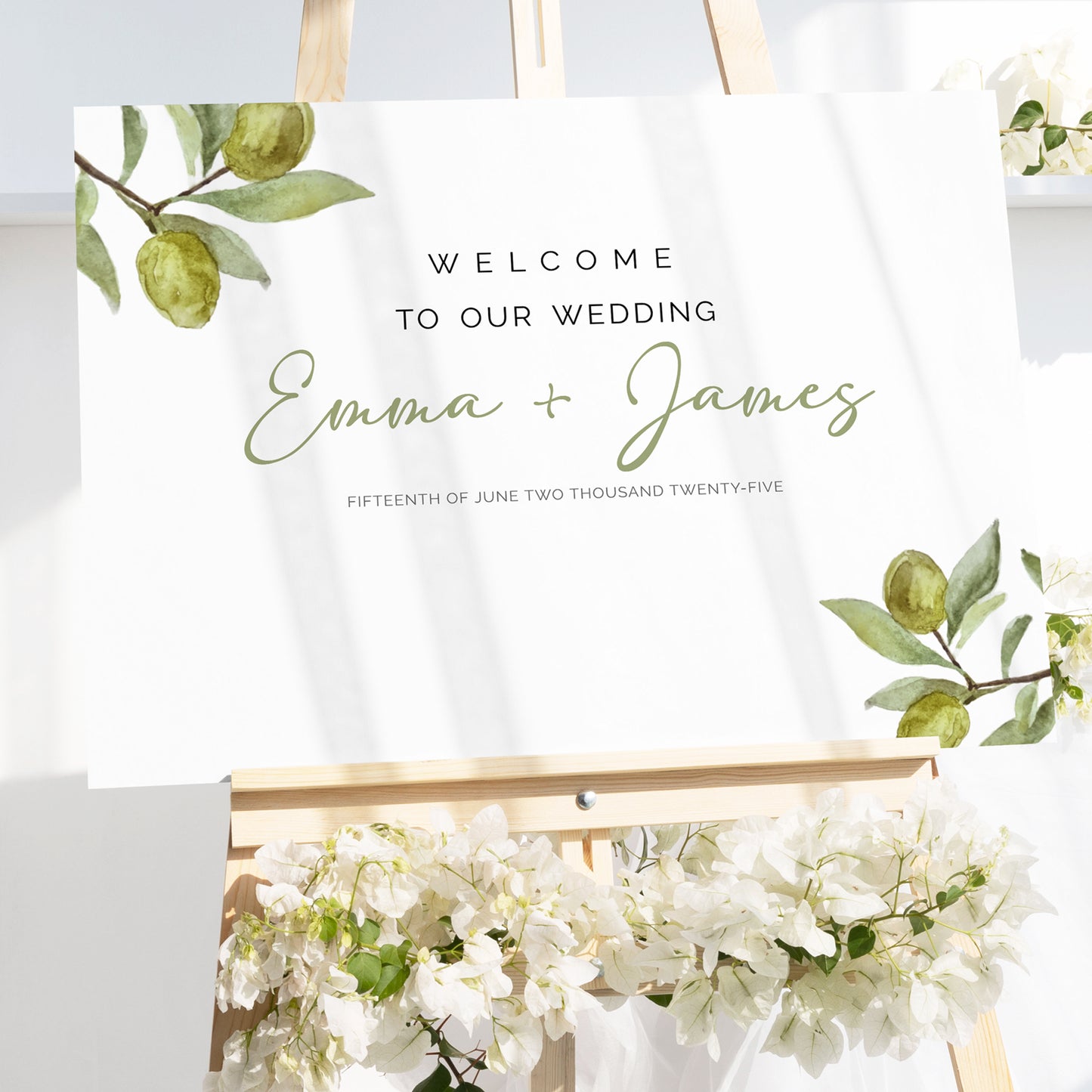 Olive Grove Wedding Editable Bundle