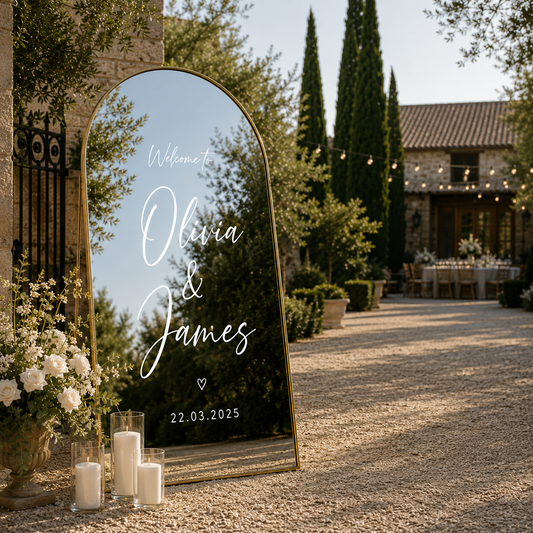Print My Welcome Wedding Decals