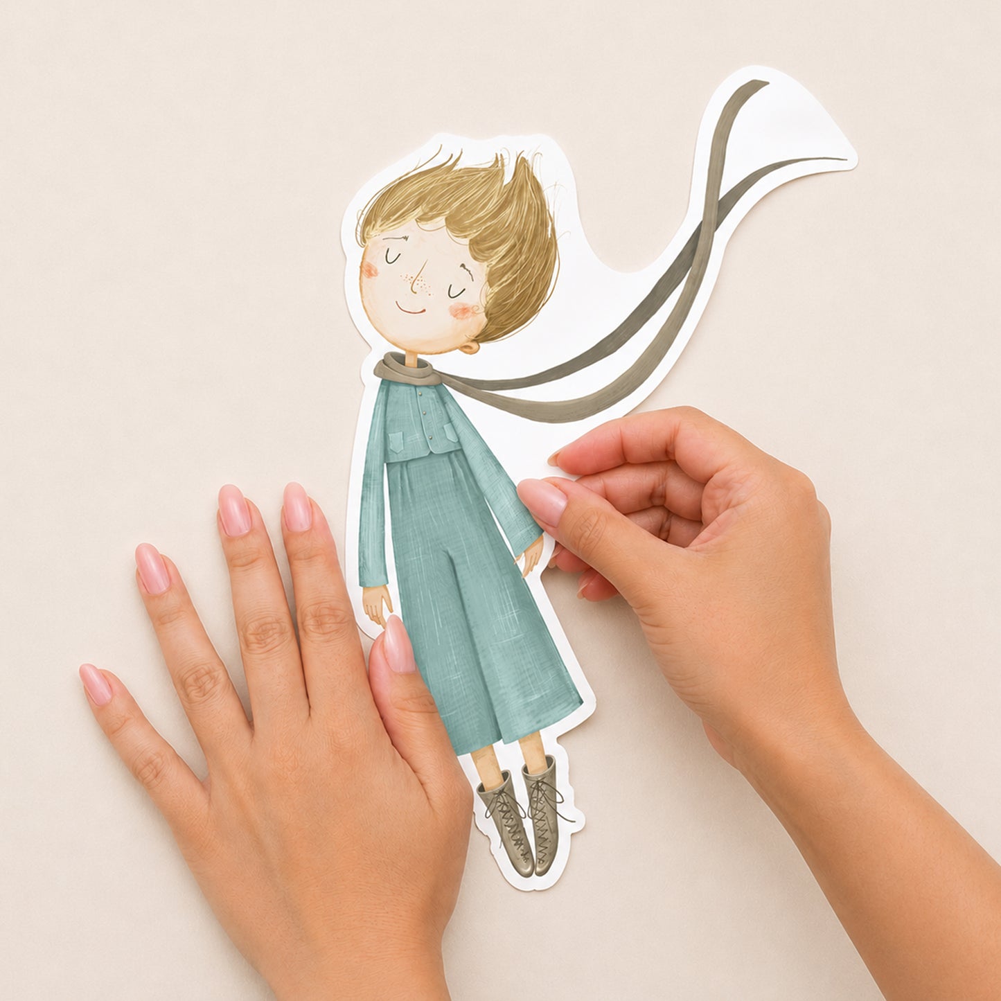 Removable Fabric Wall Stickers for Children's Rooms - Let's Make An Adventure!