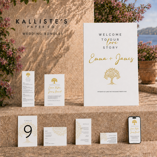 Tree of Life | Editable Wedding Stationery Bundle
